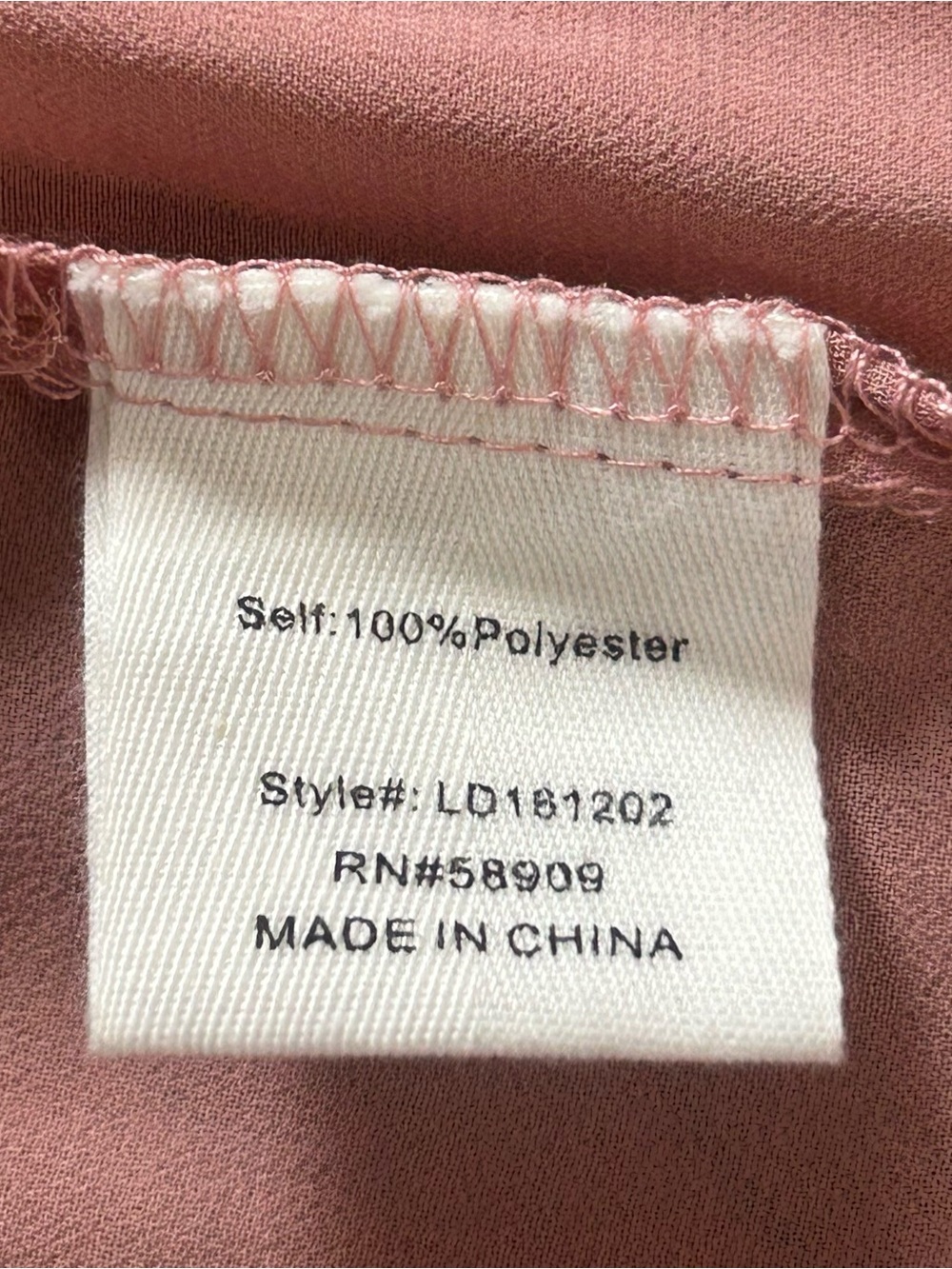 Gianni Bini Pleated Ruffle Tie-Neck Blouse - Dusty Rose Lightweight Sheer - Picture 10 of 11